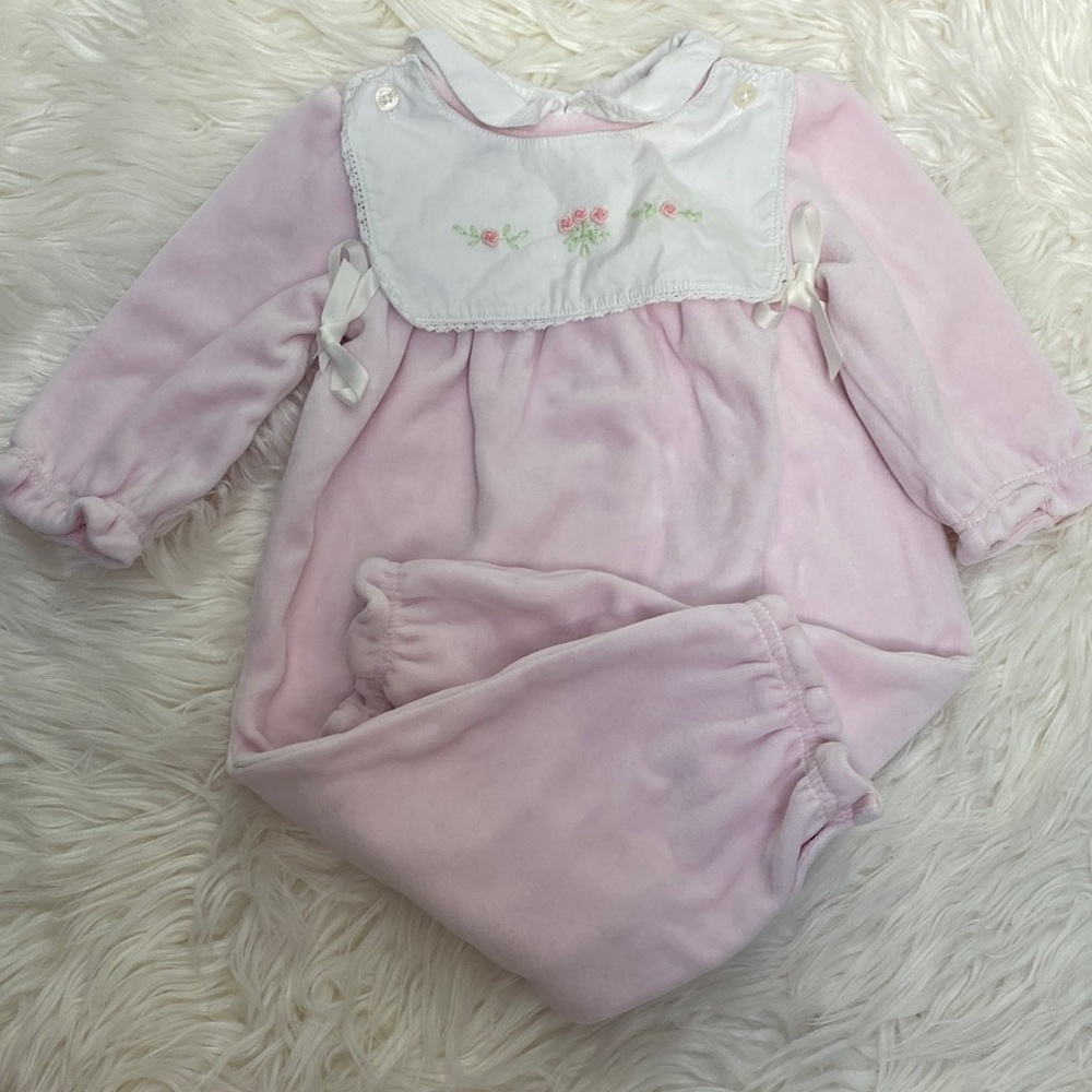 Janie and Jack one piece pink